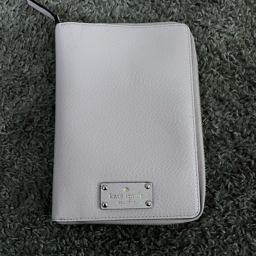 RAREKate Spade Zip Around Wellesley Planner Ballet Slipper.